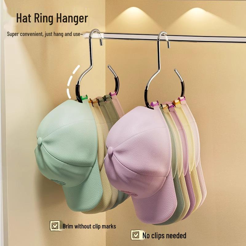 Hanging Duckbill Baseball Cap Storage Rack for Dormitory Wardrobe