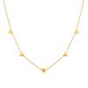 Vnox Multiple Styles Stainless Steel Necklace For Women, Heart Flower Star 18K Gold Plated Choker Accessories Charms Jewelry