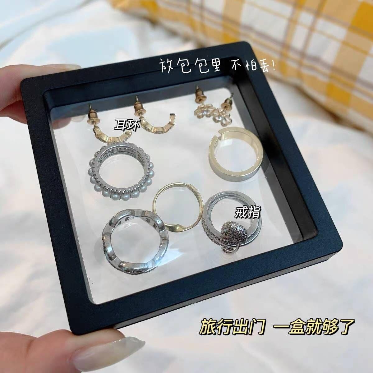 

Set of cold wind minimalist versatile small circle ear buckles women s exquisite small zircon earrings high-end earrings