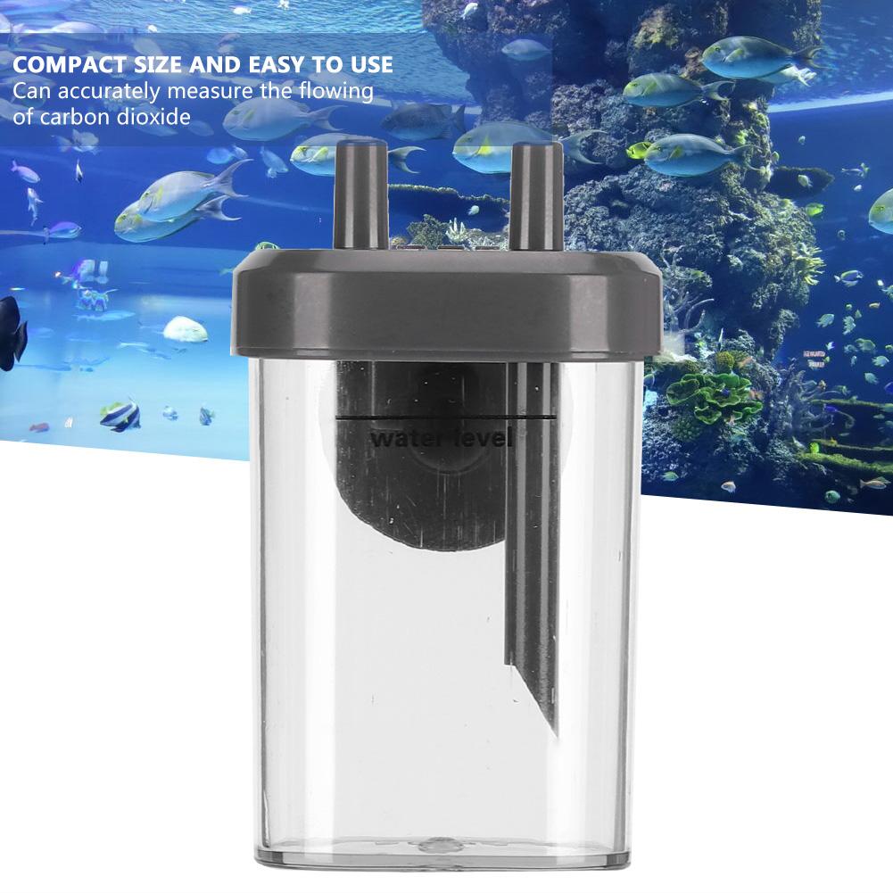 ABS Aquarium Portable Mini Small Carbon Dioxide CO2 Bubble Counter with Strong Suction Cup Fish Tanks Accessory