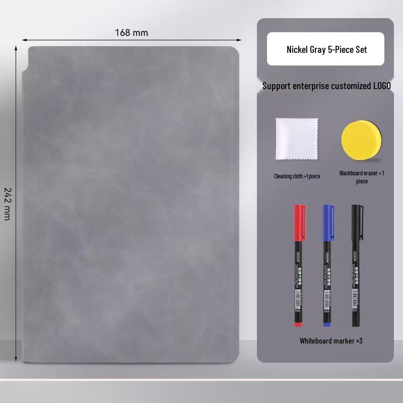 Portable A5 Erasable Whiteboard Notebook - Small Desktop Message & Memo Board