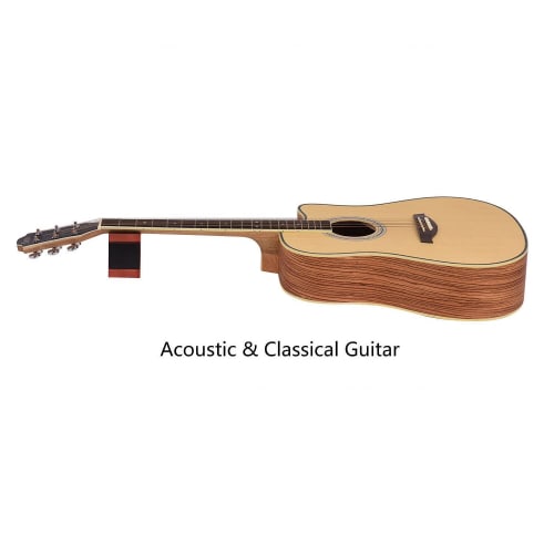 Fieldlabo Convenient Guitar Pillow Neck Rest Makes Changing Strings and Maintenance Easier (Wood Type)