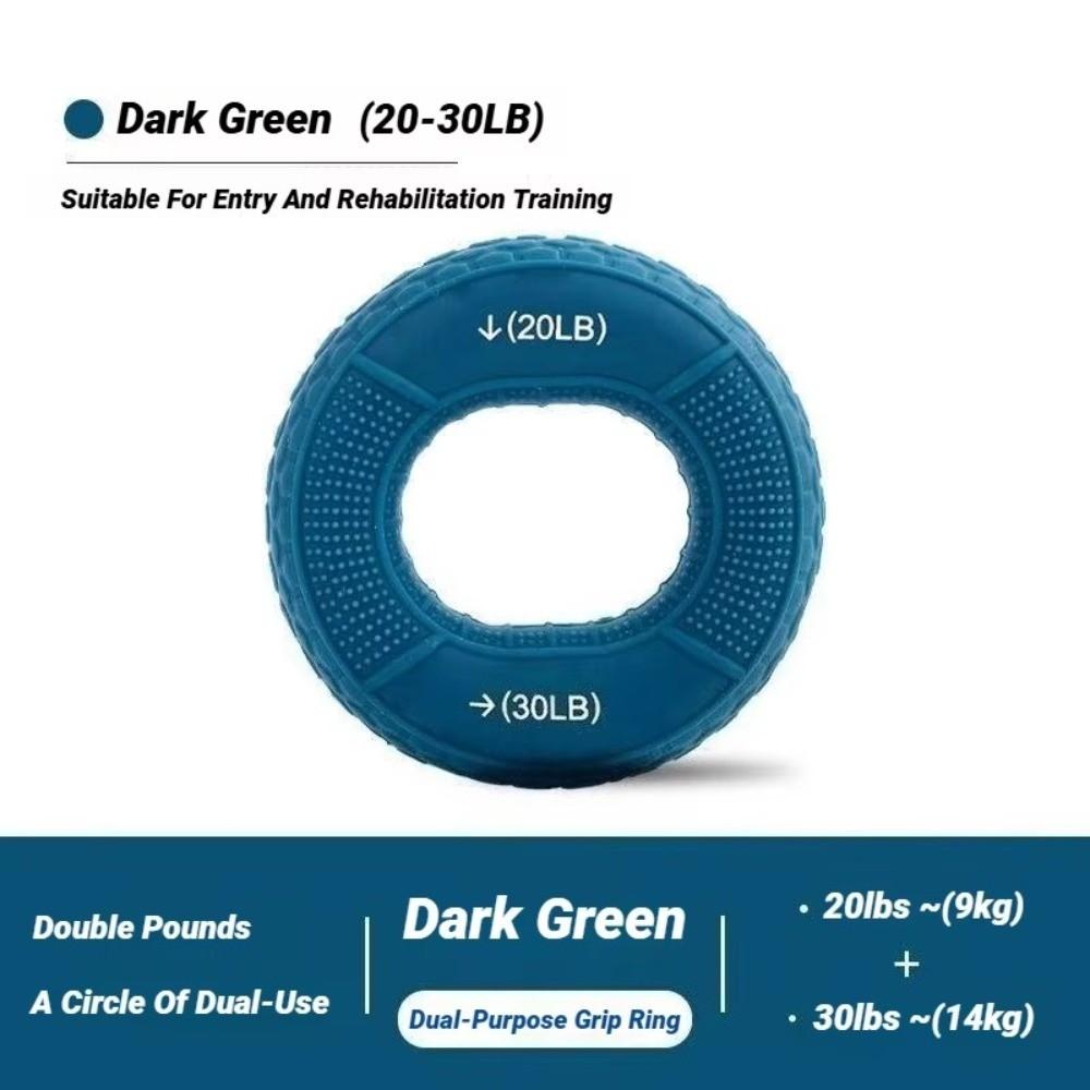 Finger Grip Circle Silicone Finger Grip Double Strength Training Ring Hand Strengthener For Adults
