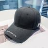 Spring Letter Embroidered Baseball Cap With Sun Protection For Women Outdoor Casual Wear