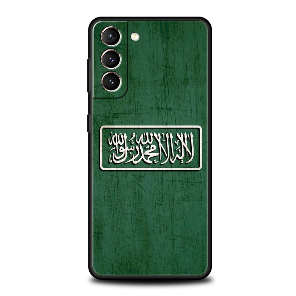 Königreich Saudi-Arabien Flagge Handyhülle Für Samsung Galaxy S24 S23 S22 S20 Ultra S21 FE 5G S10 S9 Plus S10E S8 Weiche Hülle