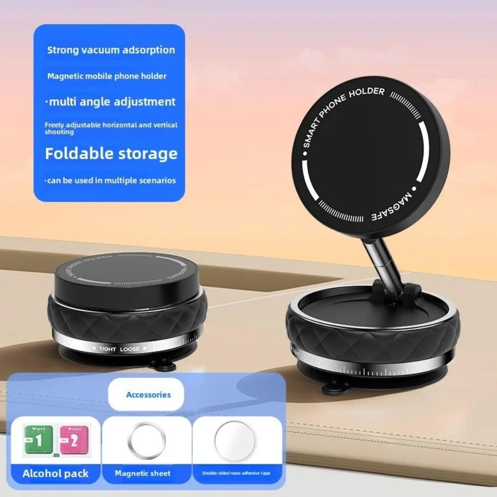 360°Rotation Vacuum Suction Cup Phone Holder Hands-Free Rotatable Phone Bracket  Multi Scene Use
