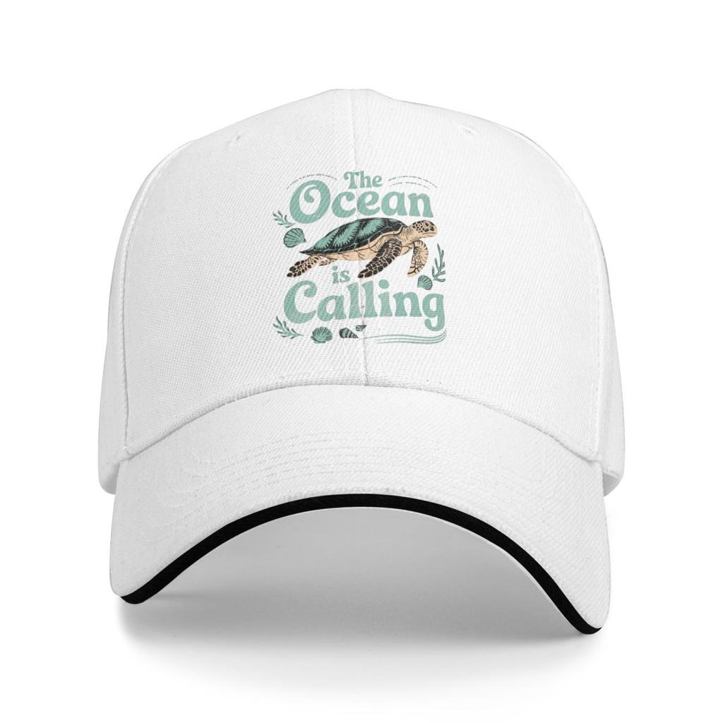 Baseball Caps The Ocean Is Calling Turtle Lover Sea Thermal Fun Casquette Unisex Women Casual Summer Hats
