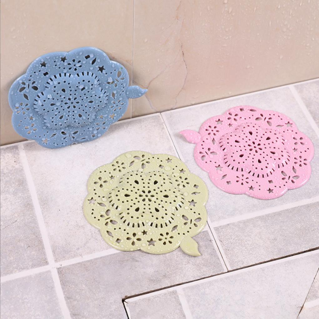 Filter Net Flower-Shaped Modern Strainer Deodorant Decoration Universal Stopper Water Channel Sewer Shower Kitchen Bathroom