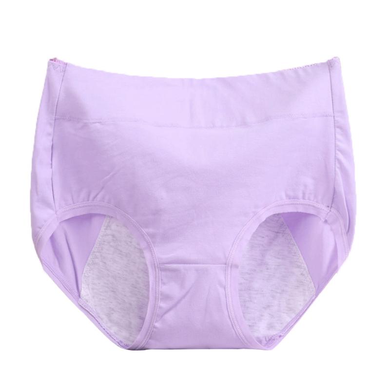 Lady Cotton Crotch Comfortable Underwear Physiological Pants Ladies Female Lengthen Briefs