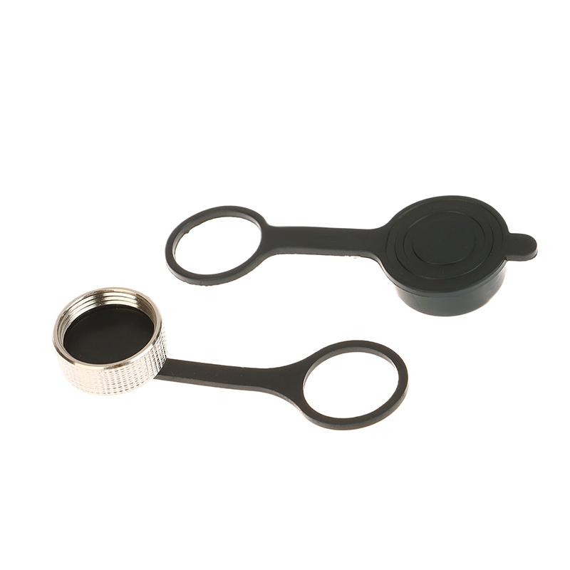 1 para Gx16 Złącze Wtyk Pokrywa Wodoodporna Pyłoszczelna Gumowa Metalowa Nakładka Okrągłe Złącze Ochronne Tuleje Gniazda