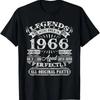 55 Years Old S Legend Were Born In 1966 55th Birthday T Shirt