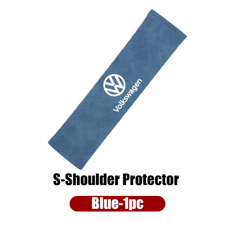 Car Shoulder Pad Safety Belt Protector Cover Strap Mat Accessories For VW Tiguan CC Jetta Polo Golf Passat Scirocco T-ROC Touare Zf9