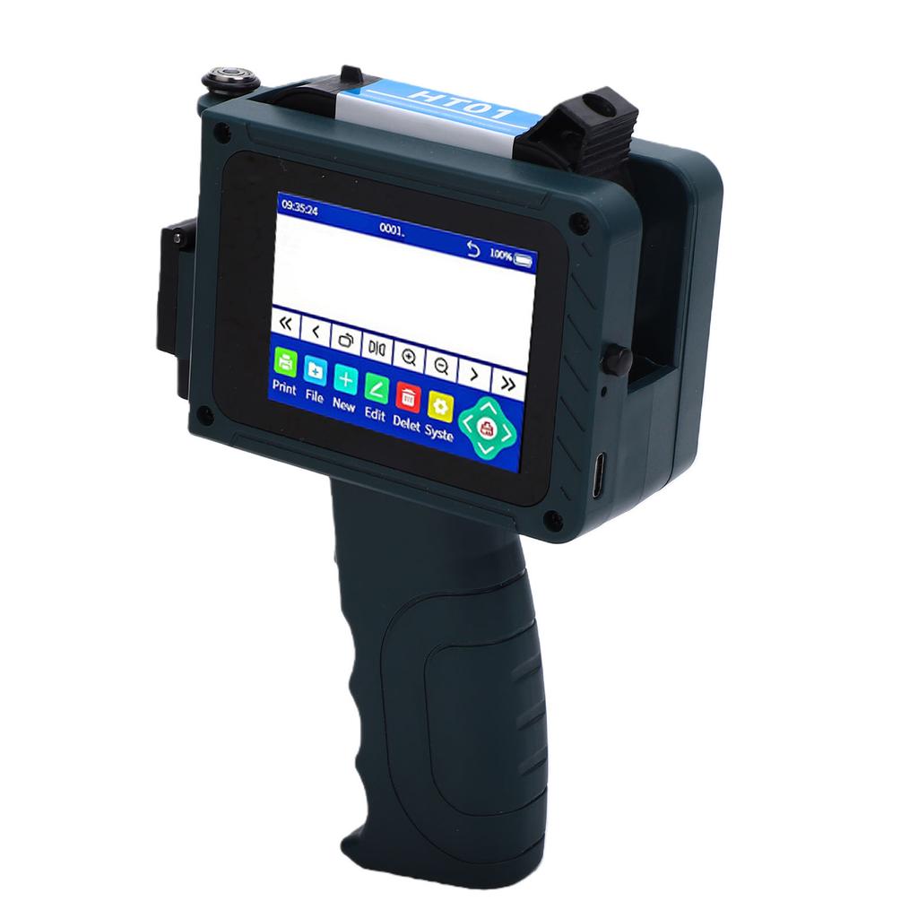 Impressora Inkjet Portátil 12,7 mm Máquina Codificadora Inkjet de Secagem Rápida com Cartucho de Tinta para Data Número Saco Plástico