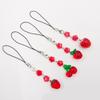 Phone Charm Lovely Fruit Phones Charm Lanyard for Women Girl Cute Keyring Accessory for Keychain Bag Purse Backpack