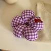 Lattice Exaggerated Hair Ring Sweet Oversized Hair Tie Elastic Flower Hair Scrunchies  Women