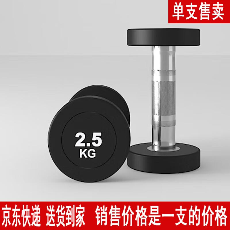 Jinlishuo Round Head Rubber Coated Dumbbells