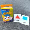36 Cards/Box English Cognitive Card Animal Shape Fruit Color English Words for Baby Early Learning Educational Toy