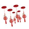 Lunar Year Red Paper New Year Ceiling Pendant Set 3D Decorative Ceiling Decor for Chinese New Year 2026 Festive Events