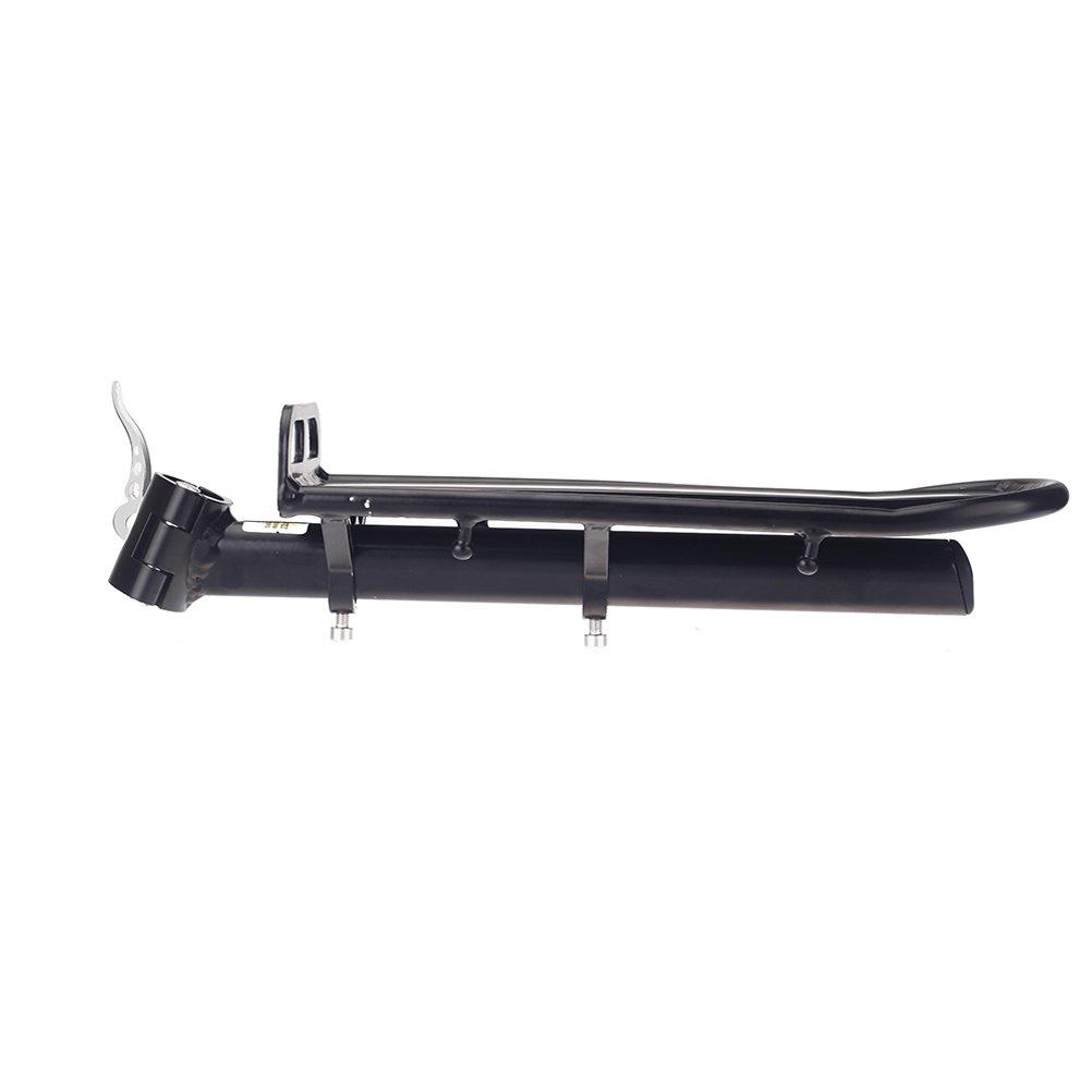 UPANBIKE Rear Rack, 22 lbs Capacity Mountain Bike Rear Rack, Adjustable Length, Seatpost Mounted Luggage Carrier with Quick Release