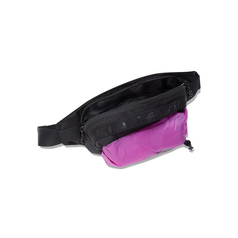The North Face 3L Bozer Series Drawstring Lightweight Convenient Regular Waist Bag Outdoor Bag Recycled Polyester Purple Unisex Waist Bag NFOA52RW-YV3