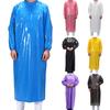 Waterproof Apron with Long Sleeves Food-Grade TPU Protective Smock Oil Resistant Workwear for Food Processing Cold Storage Seafood Work