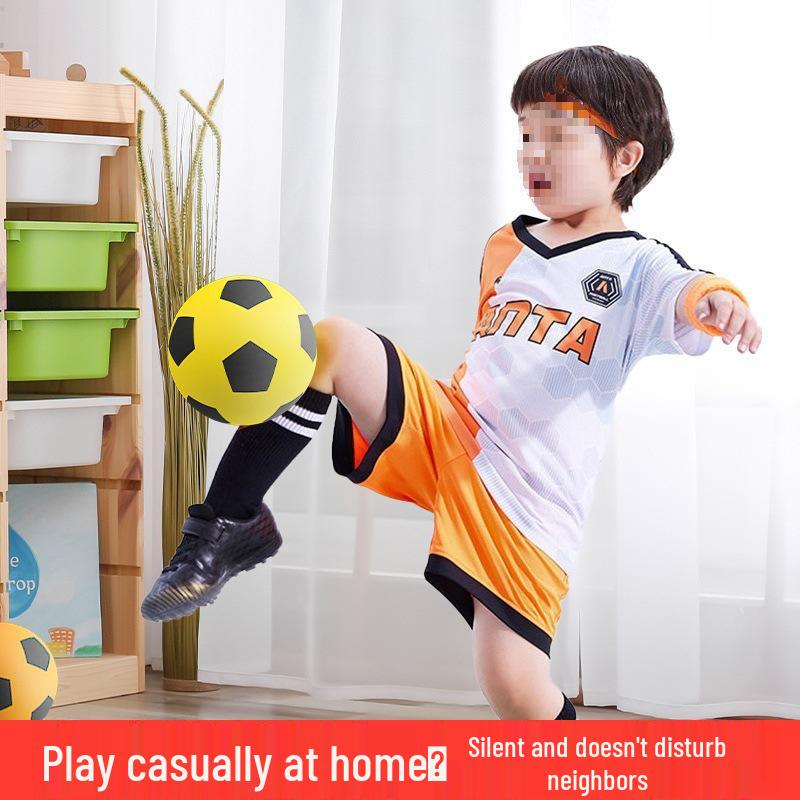 Silent Indoor Parent-Child Elastic Sponge Basketball for Kids
