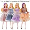 Fashion Doll Party Clothes for 30cm Doll/for 1/6 BJD Dolls/for 11.5" Dolls DIY Accessories