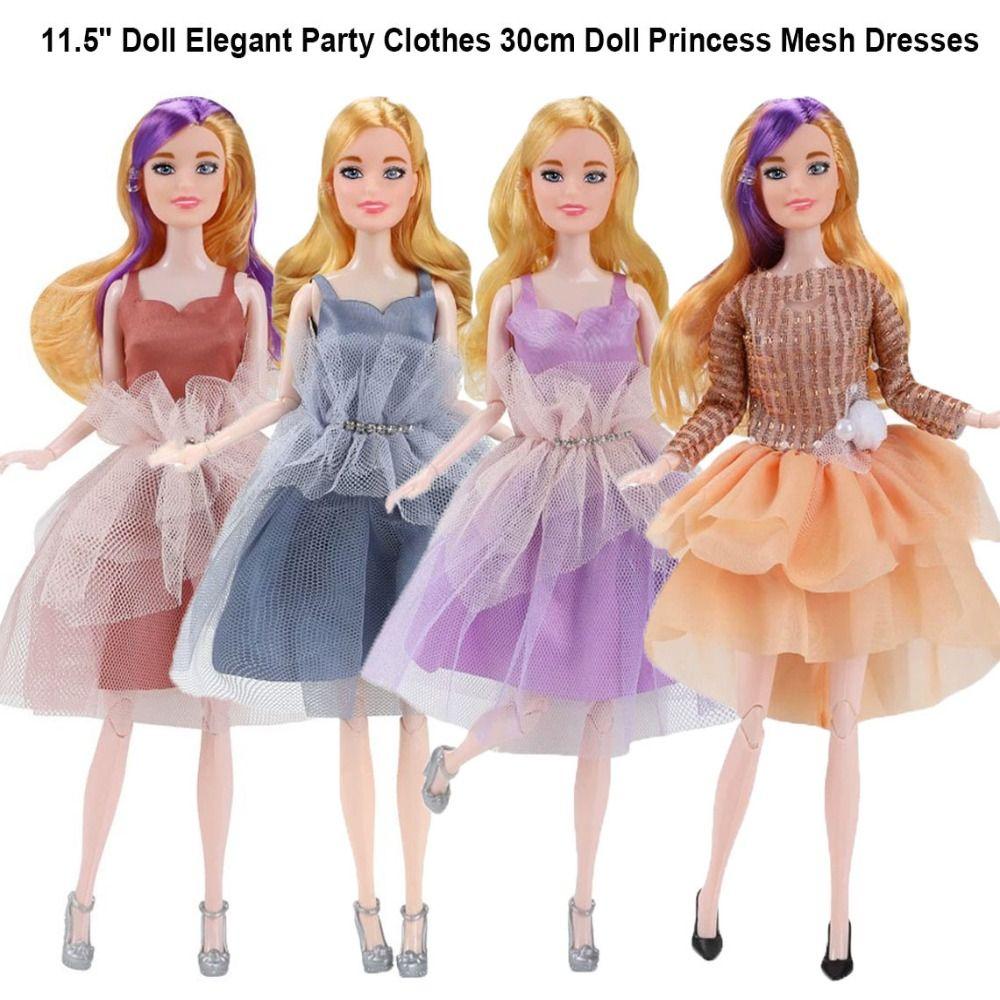 Fashion Doll Party Clothes for 30cm Doll/for 1/6 BJD Dolls/for 11.5" Dolls DIY Accessories