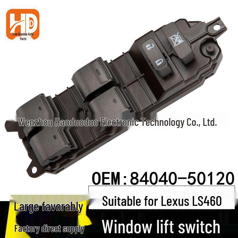 

Перемикач склопідйомника передній лівий для Toyota Lexus LS460 (84040-50120) Electric