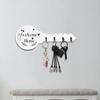 Key Hook with Strong Load-Bearing Capacity Bohemia Style Wall-mounted Decorative Key Shape Key Organizer