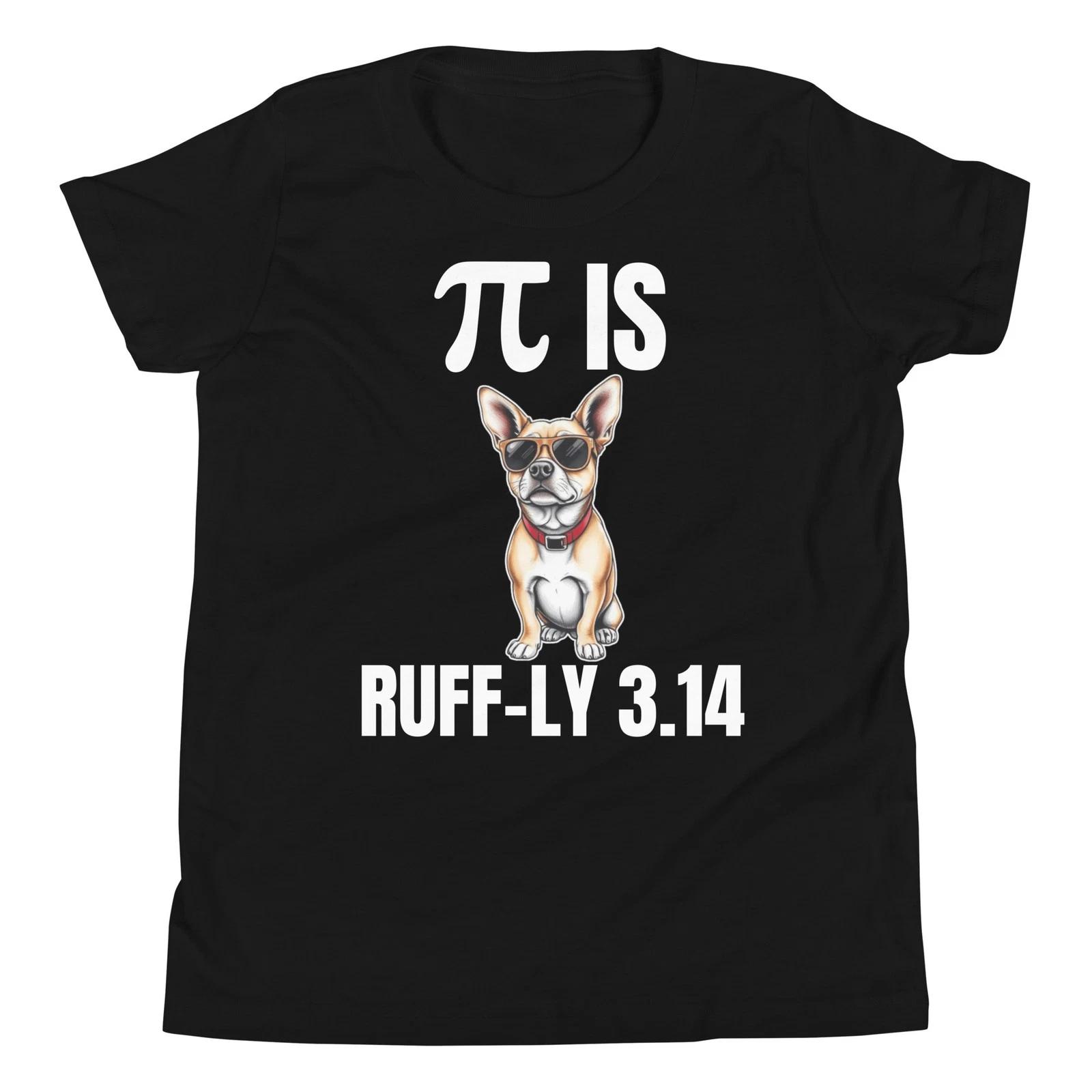 

Pi is Ruff-ly 3.14 Math Teacher Students Kids Dog Lover Youth T-Shirt 160