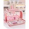 Transparent Pencil Case  Style Niche Powerful Stationery Box Good Quality for Elementary School Students