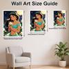 Disney Jasmine Princess Flower Diamond Painting Art Kit Handmade DIY5D Home Decor Gift
