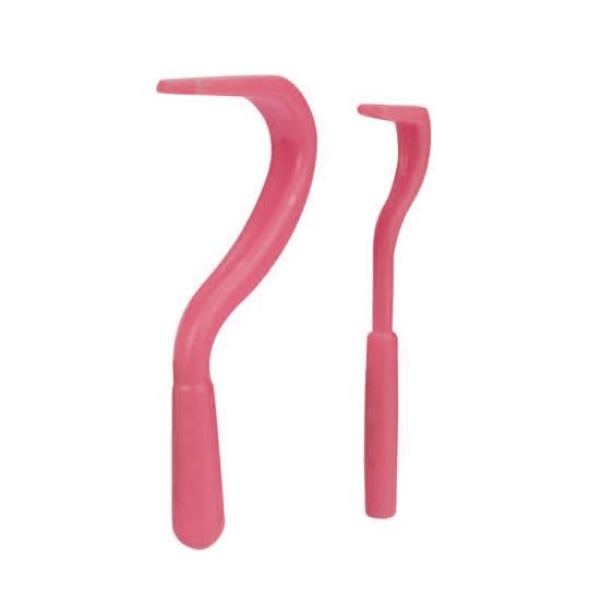 2 Pcs/Set Tick Remover Tool Pain Free Tick Removal Tweezers Portable Plastic Tick Puller Grabber for Dogs Cats Humans