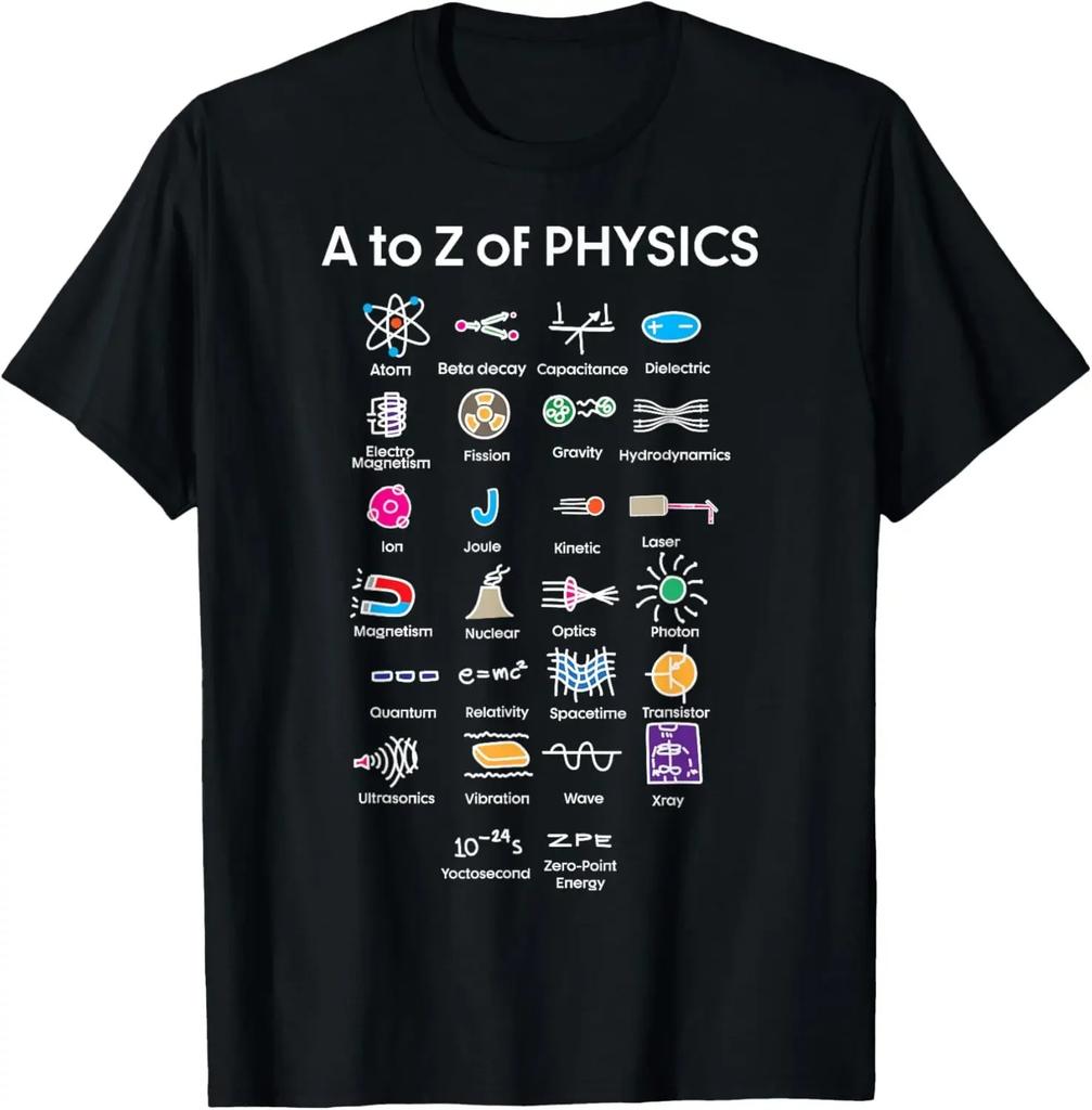 Vědecké tričko pro studenty kvantové fyziky S vlastním potiskem Grafická trička Dámské tričko Camiseta Ležérní s krátkým rukávem