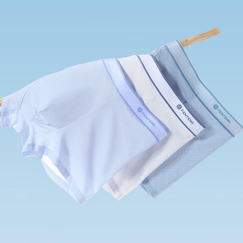 Calzoncillos Bóxer de Malla de Seda de Hielo Antibacteriana para Hombre Fenteng (3 paquetes)