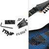Metal Guitar String Locking Nut with Screws and Wrench Electric Guitar Lock Nut Musical Instrument Parts Enduring