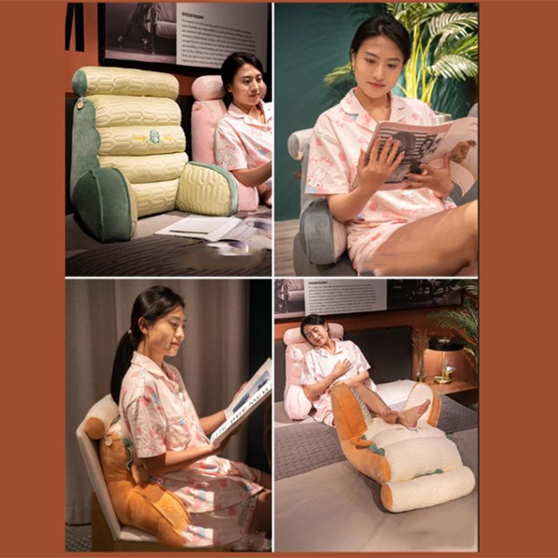 Zagłówek Duże Oparcie Dekoracja Domu Poduszka Lędźwiowa dla Kobiet w Ciąży Odpinana Zmywalna Poduszka Podparcie Lędźwiowe Poduszka na Krzesło