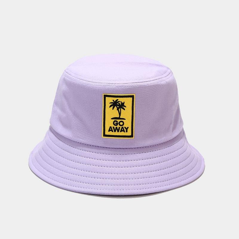 New Men's and Women's Fashion Trend Casual Bucket Hat Go Away Alphabet Basin Hat Student Couple Sun Hat