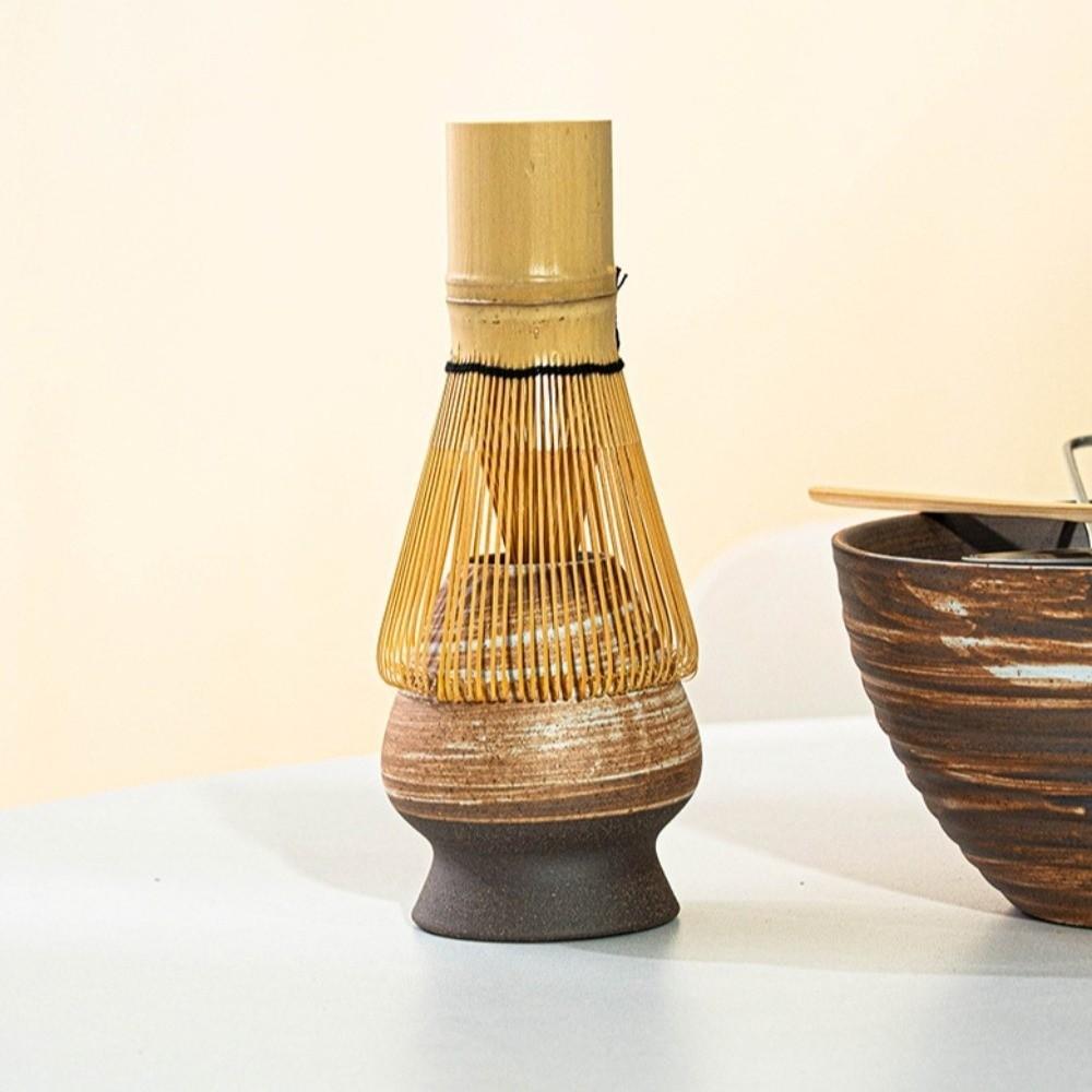 with Pouring Spout Matcha Whisk Holder Cross Grain Japanese Tea Set Matcha Making Kit  Tea Lovers