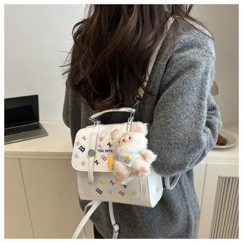 Women's bag new daily casual versatile messenger bag trend commuter college style backpack