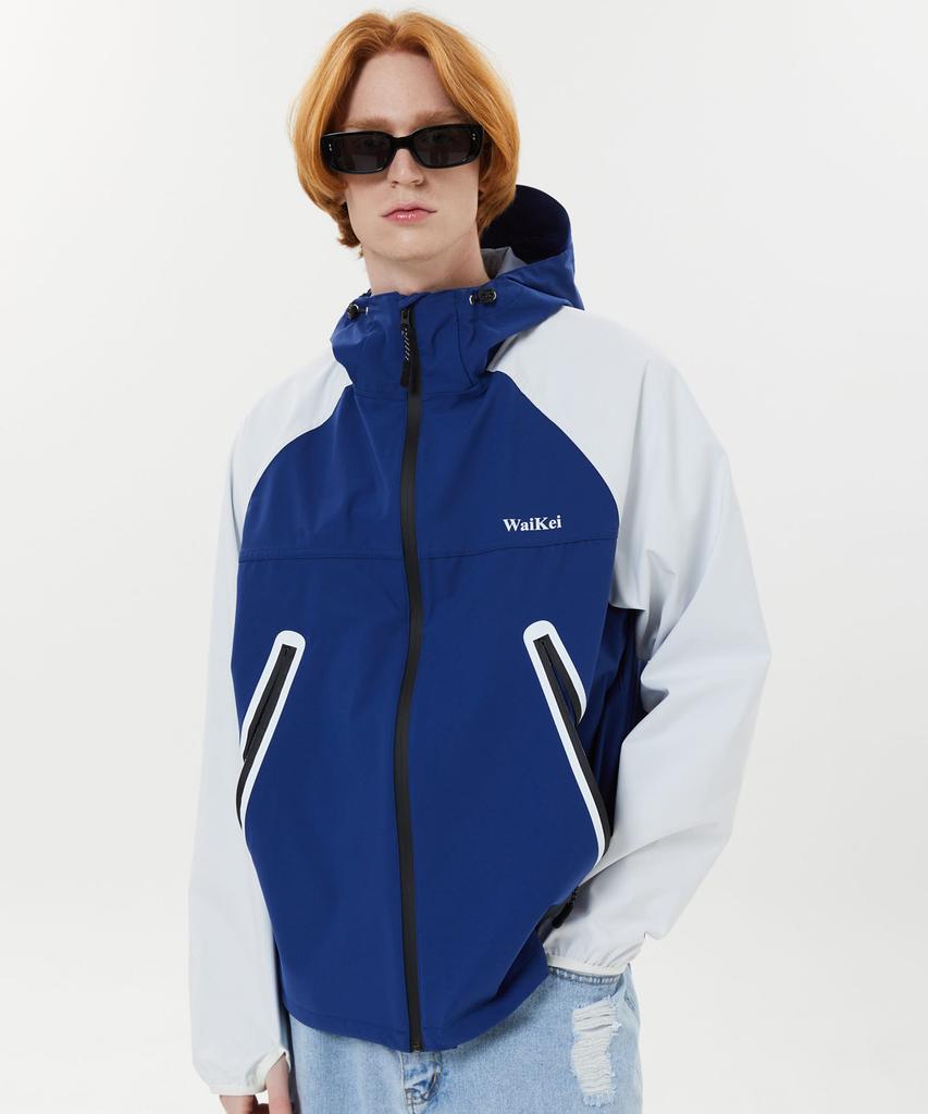 Waikei 3-Layer Windbreaker Jacket Navy