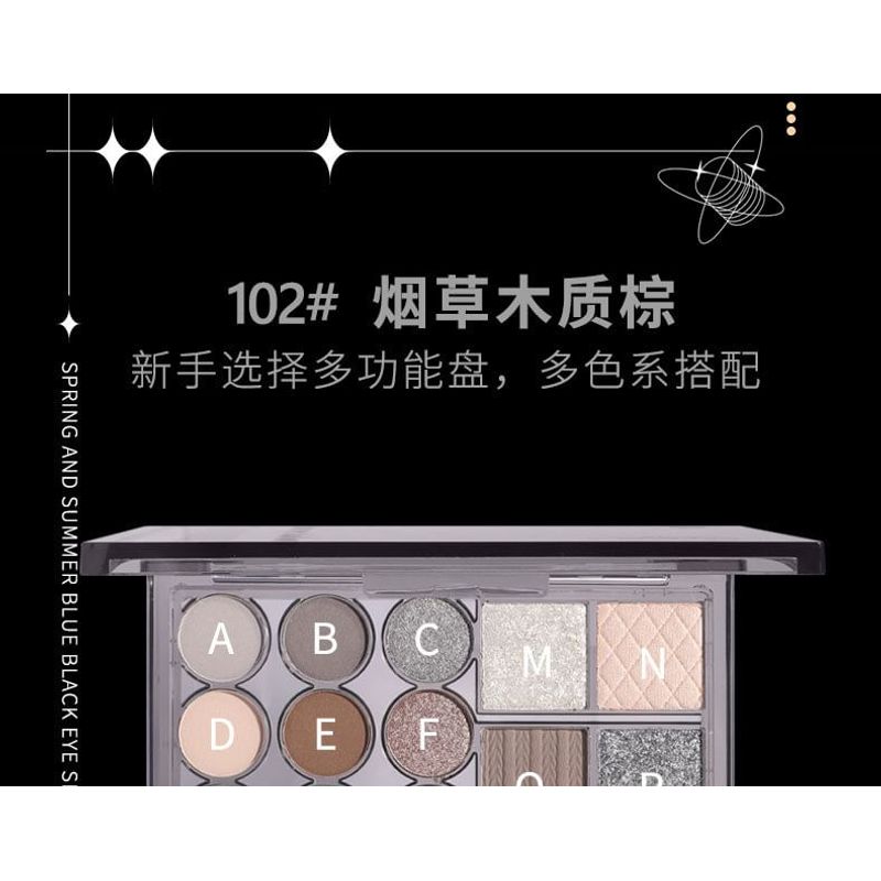 Biya - Mehrzweck-Lidschattenpalette mit 18 Farben - 2 Typen