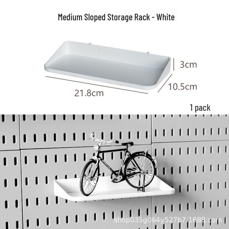 Desktop Pegboard Organizer – Standable/Adhesive No-Drill Storage Dividers for Desk Accessories