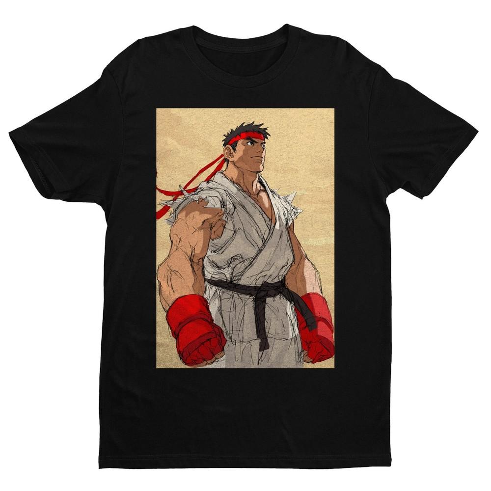 Футболка унисекс Ryu Sketch SF III_ Новое Поколение Премиум Эксклюзивный Дизайн M