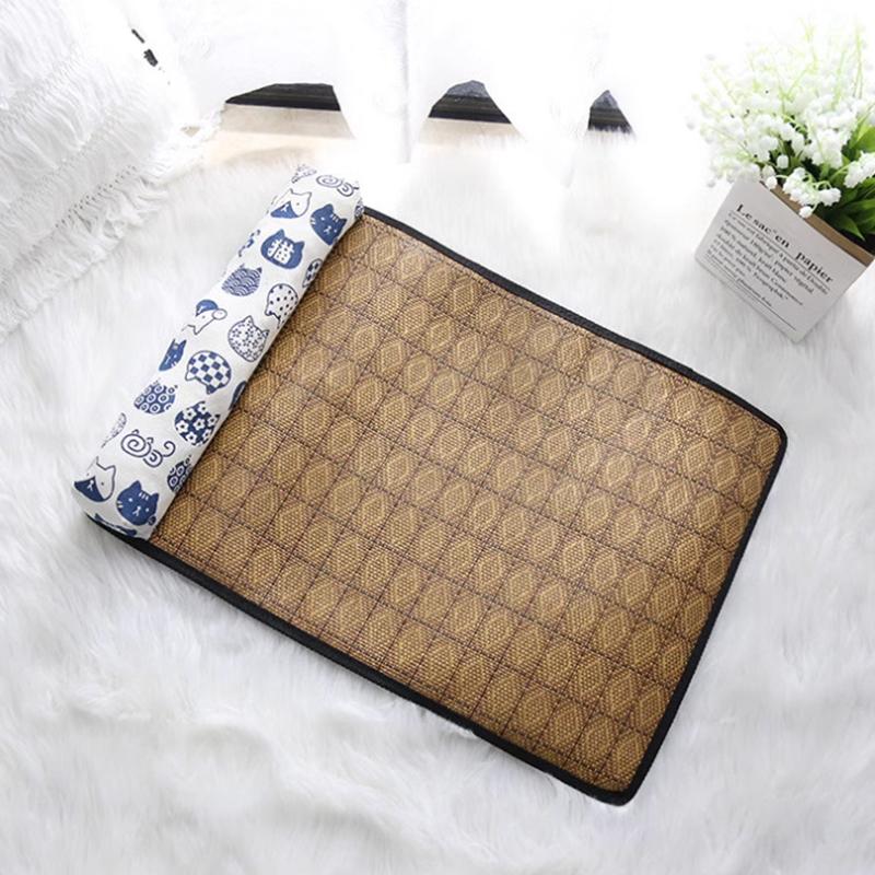 Natural Pet Self Cooling Mat Portable Foldable Waterproof Cool Pad for Pet Camping Picnic Car Seat Use