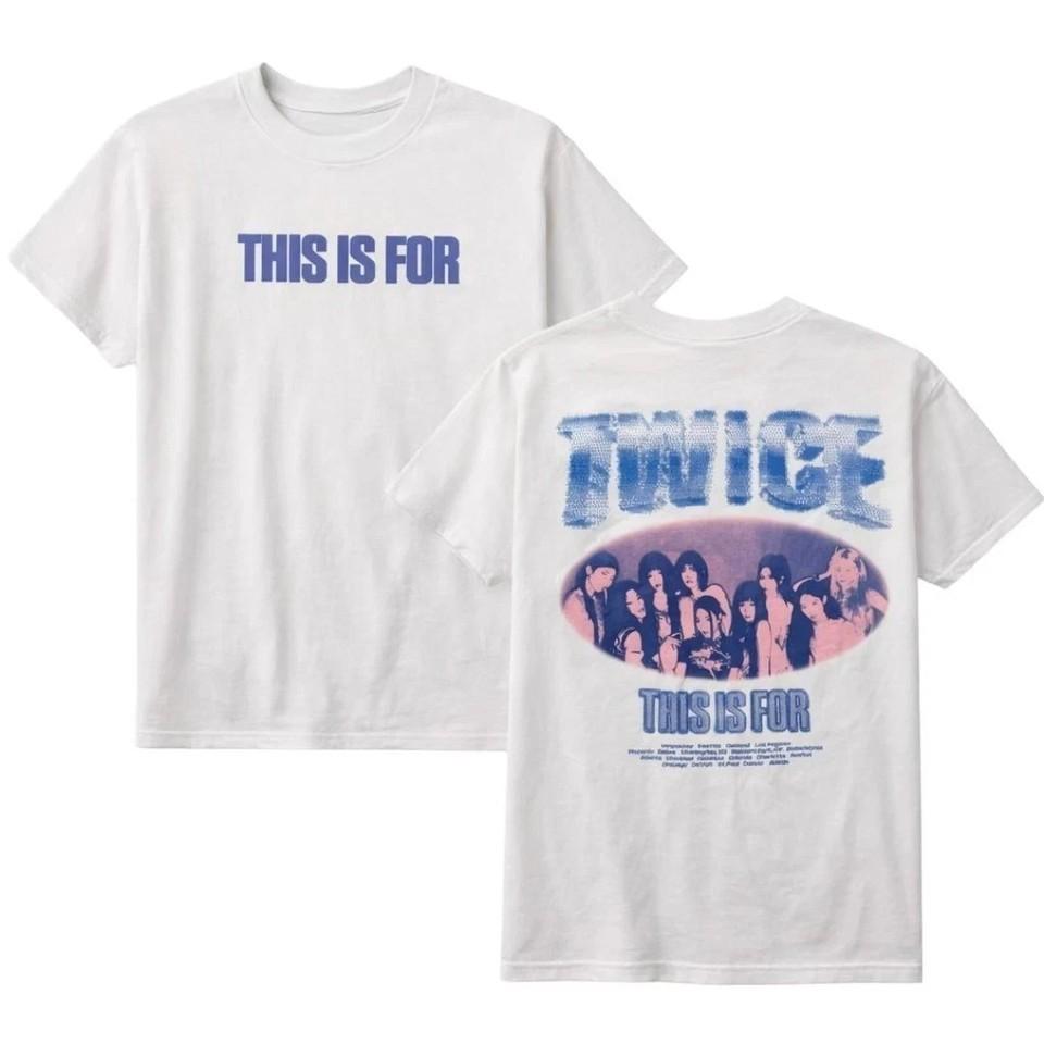 TWICE This Is For 2026 Tour LA Popup Tshirt Unisex T-Shirt S