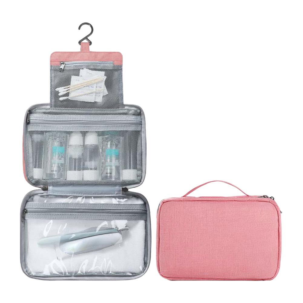 Foldable Waterproof Toiletry Bag Travel Cosmetic Organizer Dry/Wet Compartment Separation SpaciousChristmas Gift for Men Holiday