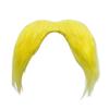 Yellow Brown Moustache & Beard Costume Props for Festivals and Masquerades