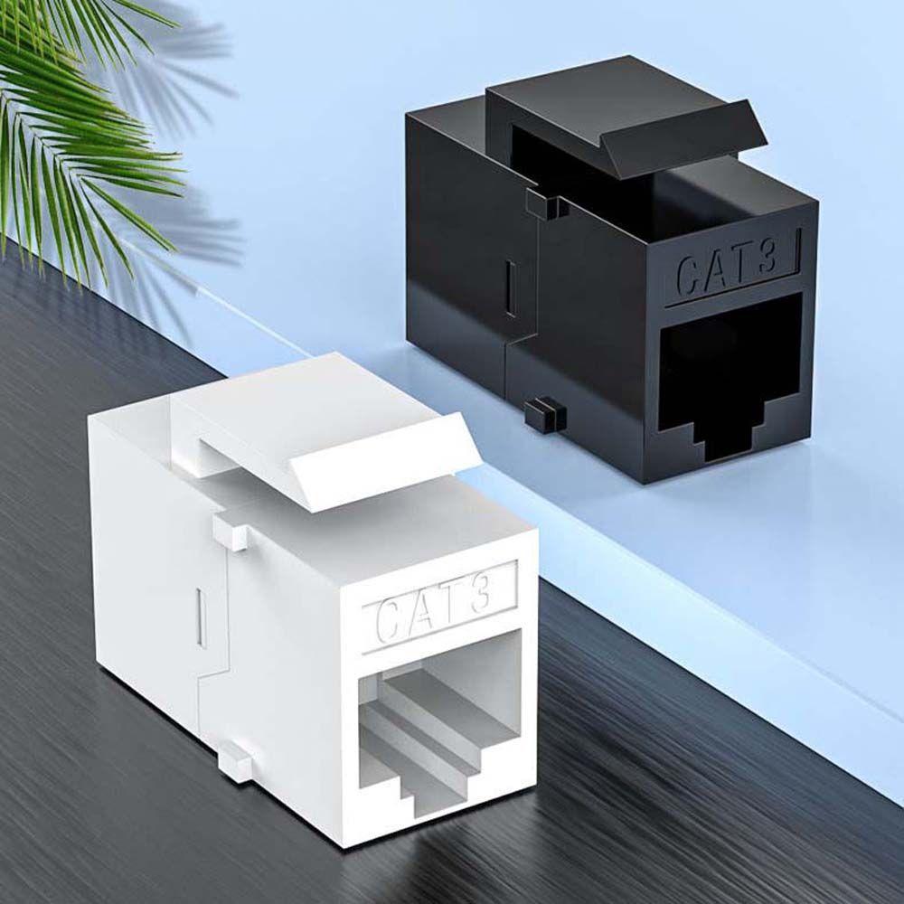 Cable Straight Through Telephone Module RJ11 Connector Network Cable Connectors RJ11 Extender Plug